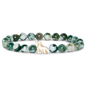 Image of SCOUT WOLF BRACELET -  woodlandgreen